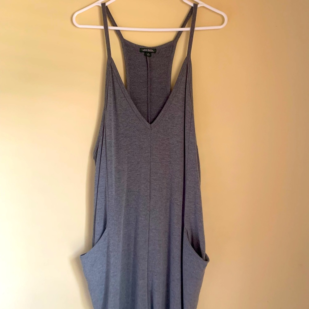 Wild Fable Grey Long Romper